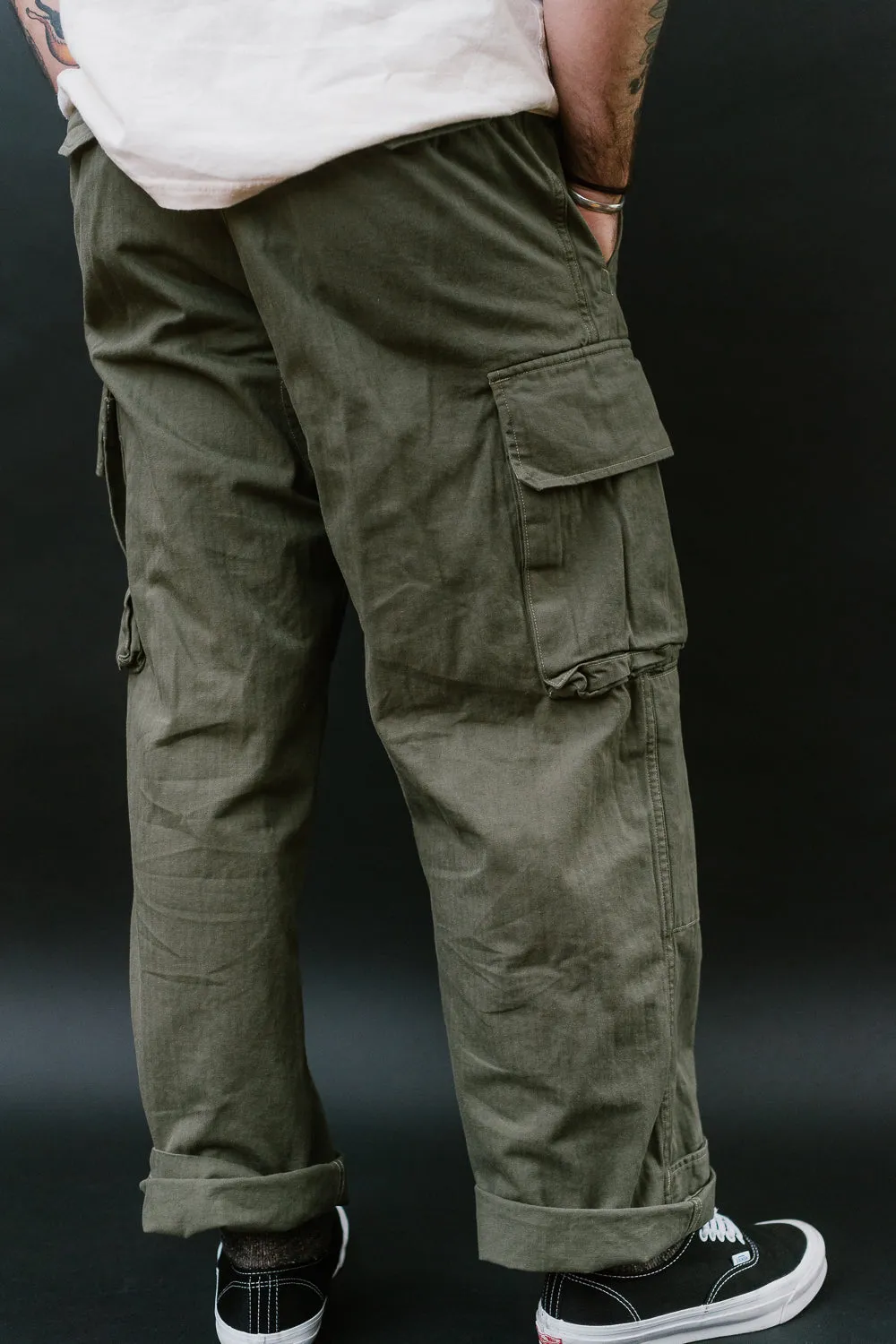 03-5247-76 - M-47 French Army Cargo Pants - Army Green