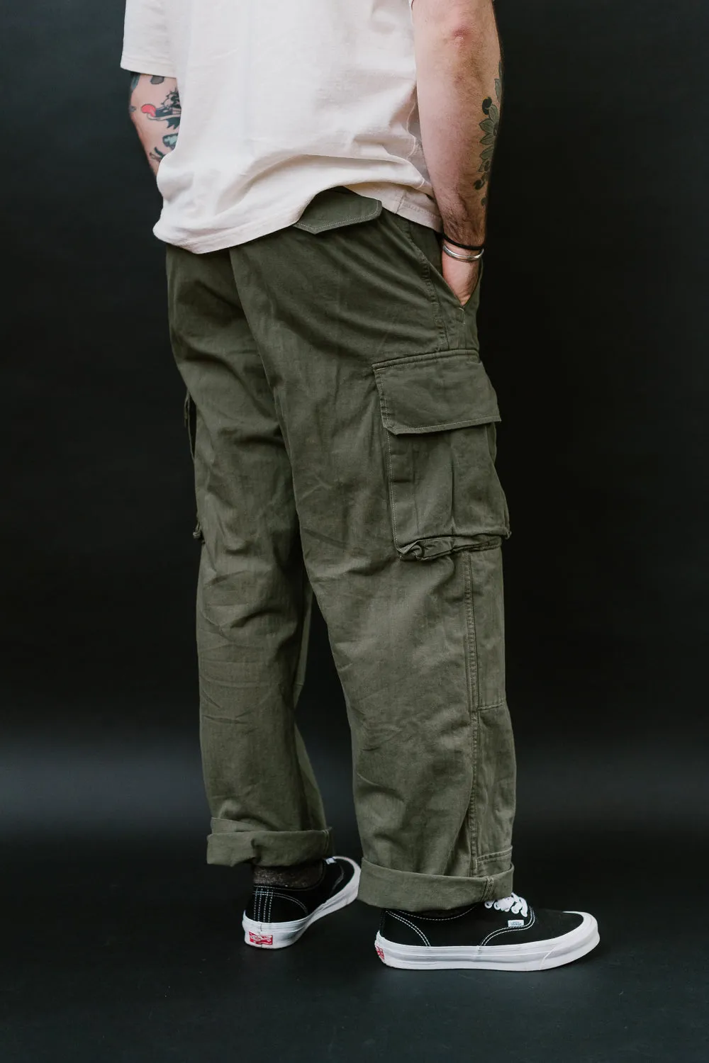 03-5247-76 - M-47 French Army Cargo Pants - Army Green