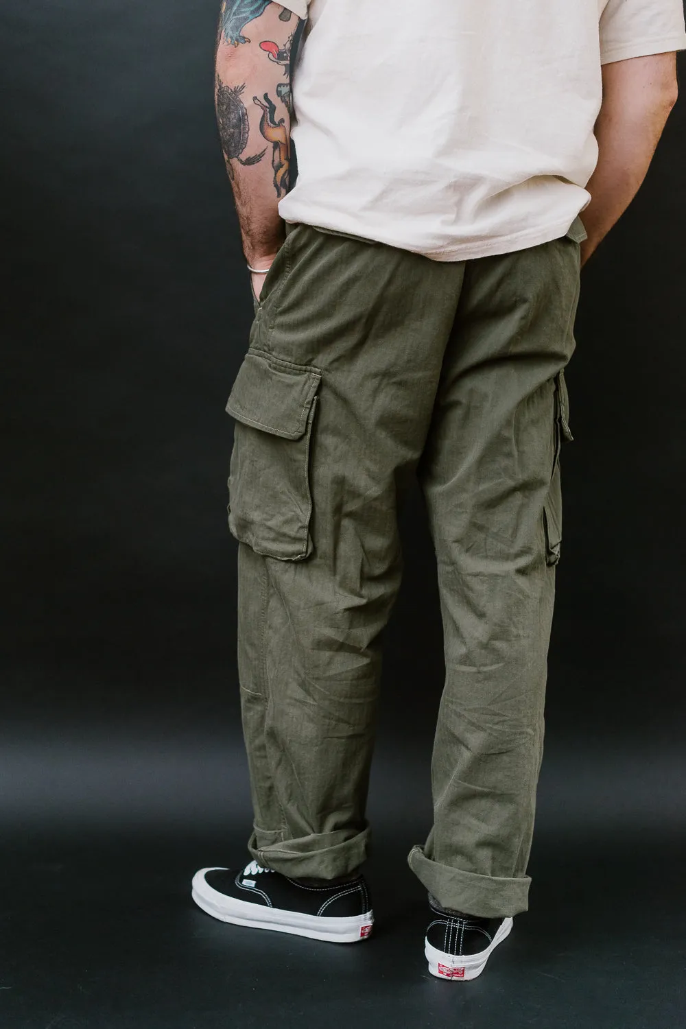 03-5247-76 - M-47 French Army Cargo Pants - Army Green