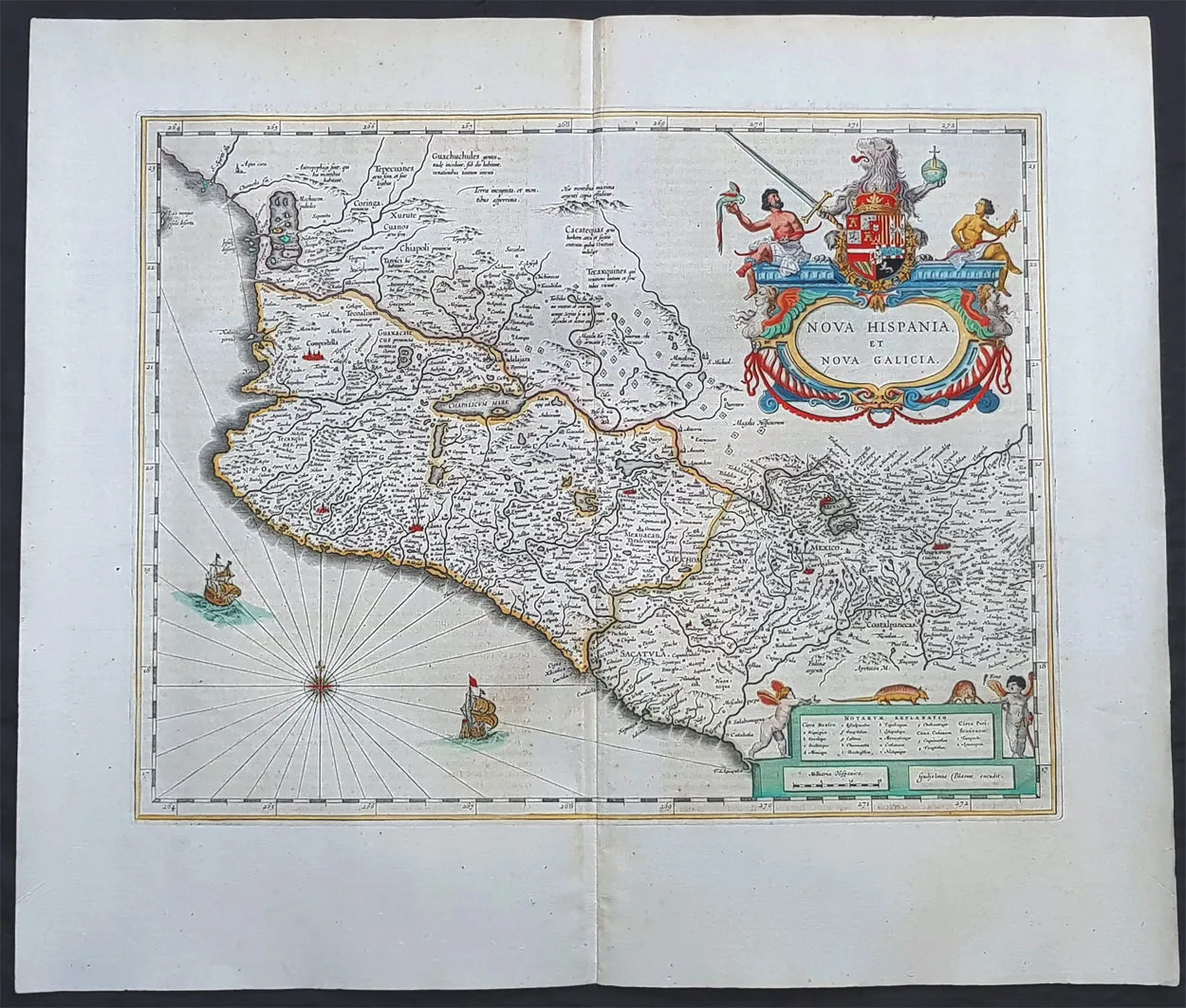 1662 Joan Blaeu Complete Set of 9 Antique Maps of North America from Atlas Major, 1st Edition