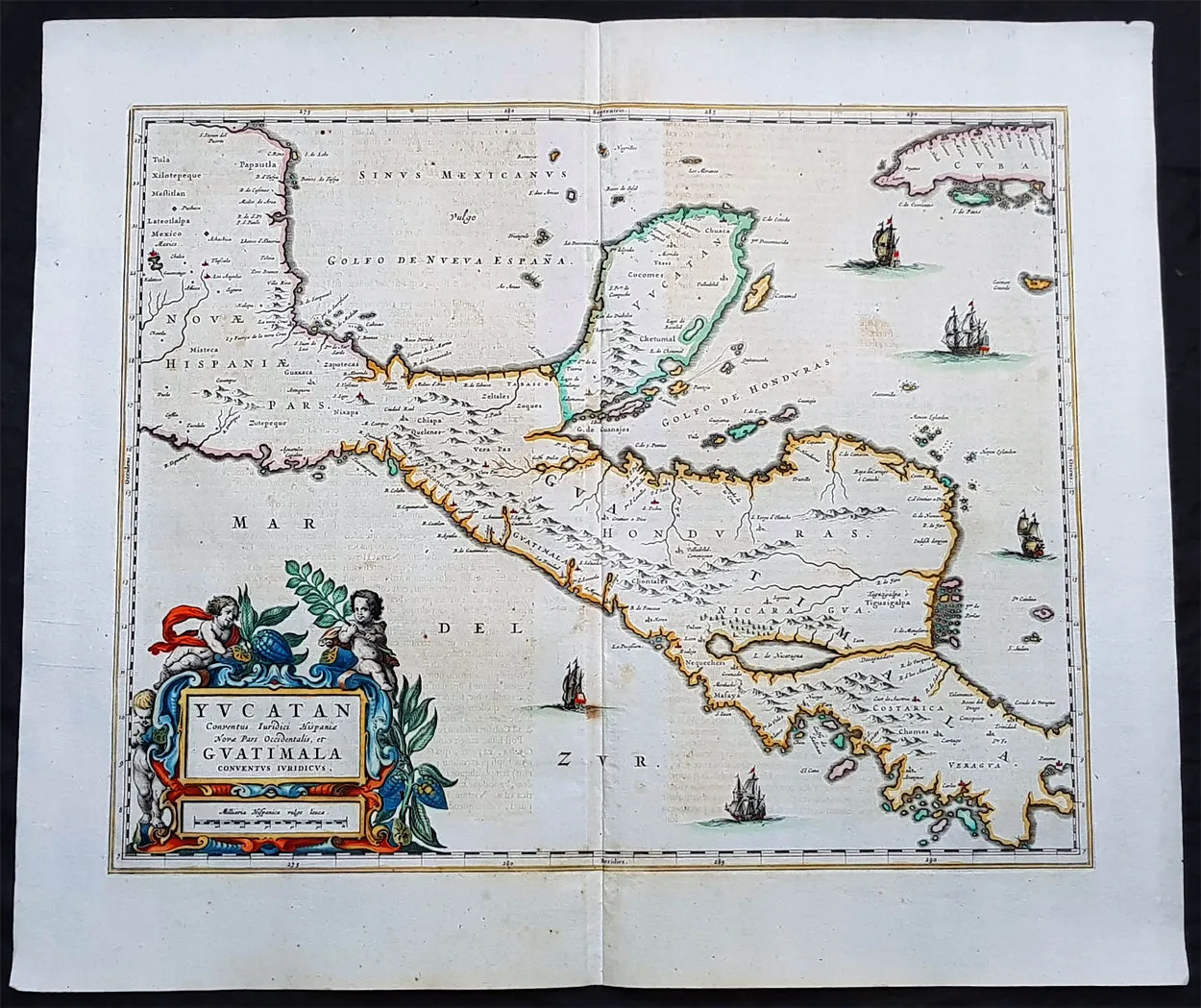 1662 Joan Blaeu Complete Set of 9 Antique Maps of North America from Atlas Major, 1st Edition