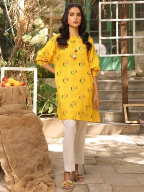 1pc - Stitched Basic Printed Khaddar Shirt