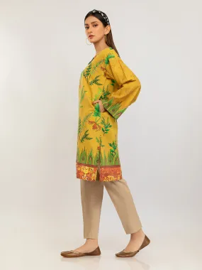 1pc Stitched Basic Printed Khaddar Shirt