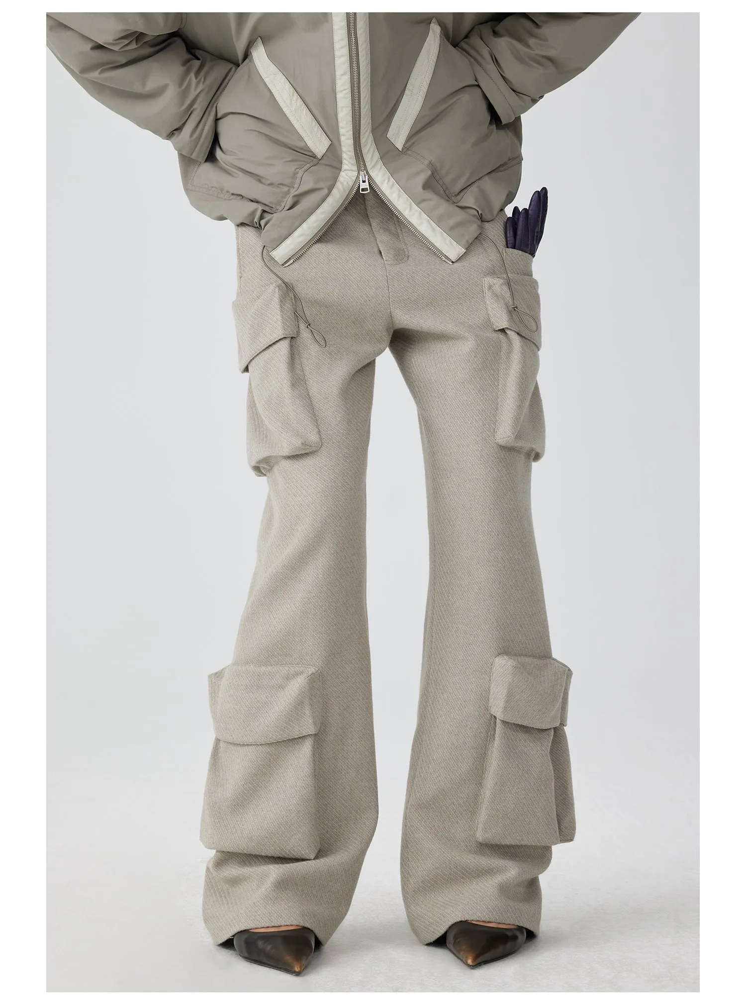 3D pocket cargo pants