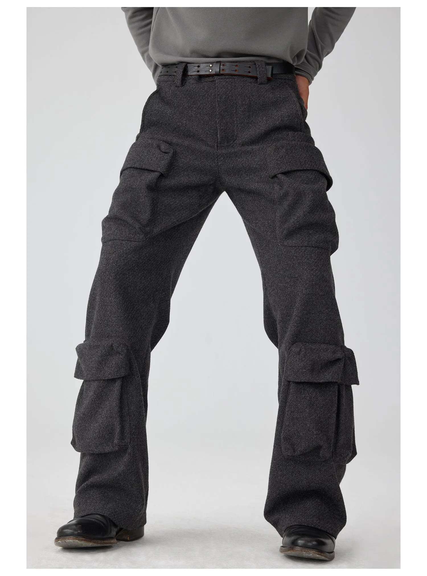 3D pocket cargo pants