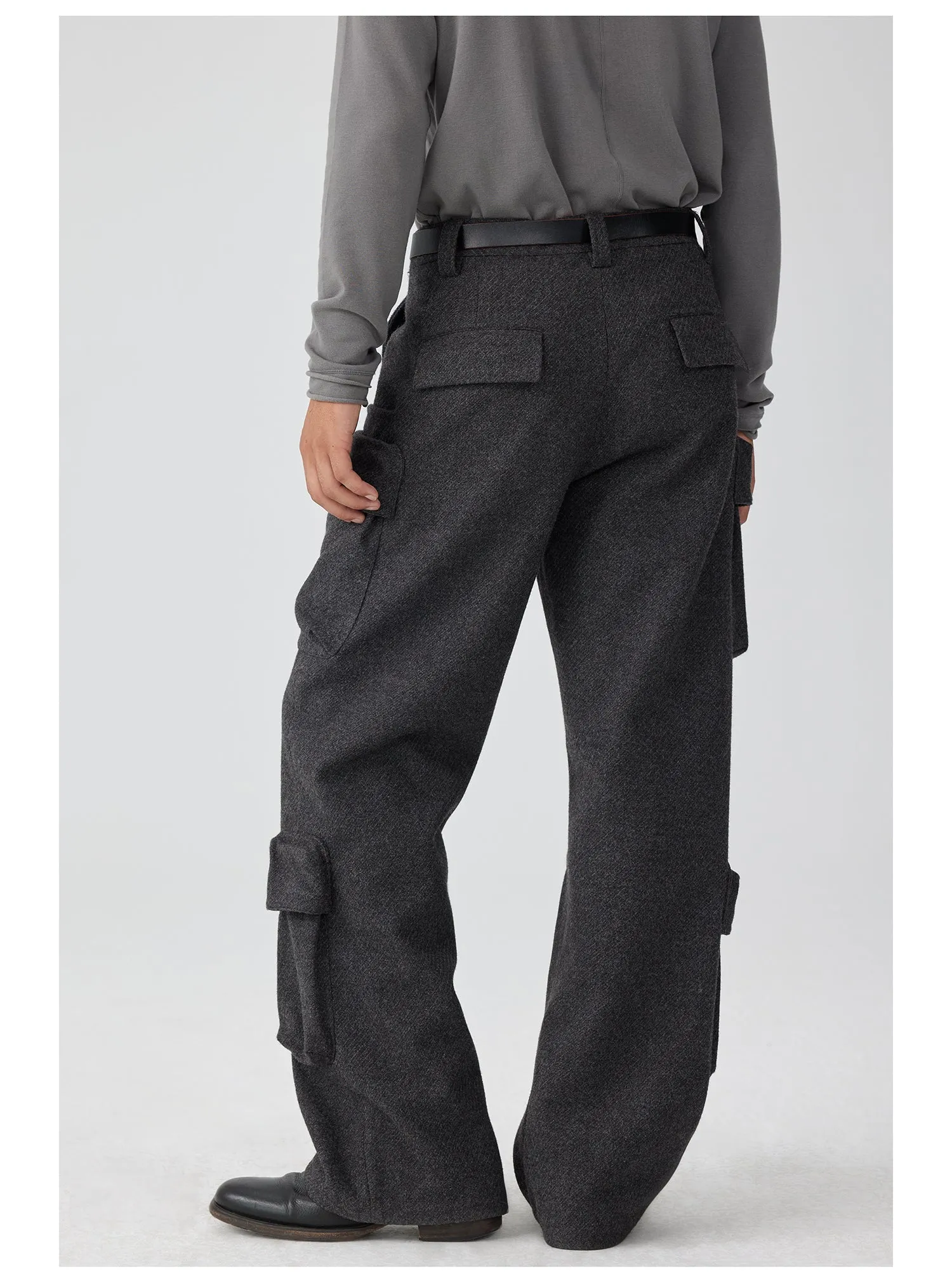 3D pocket cargo pants