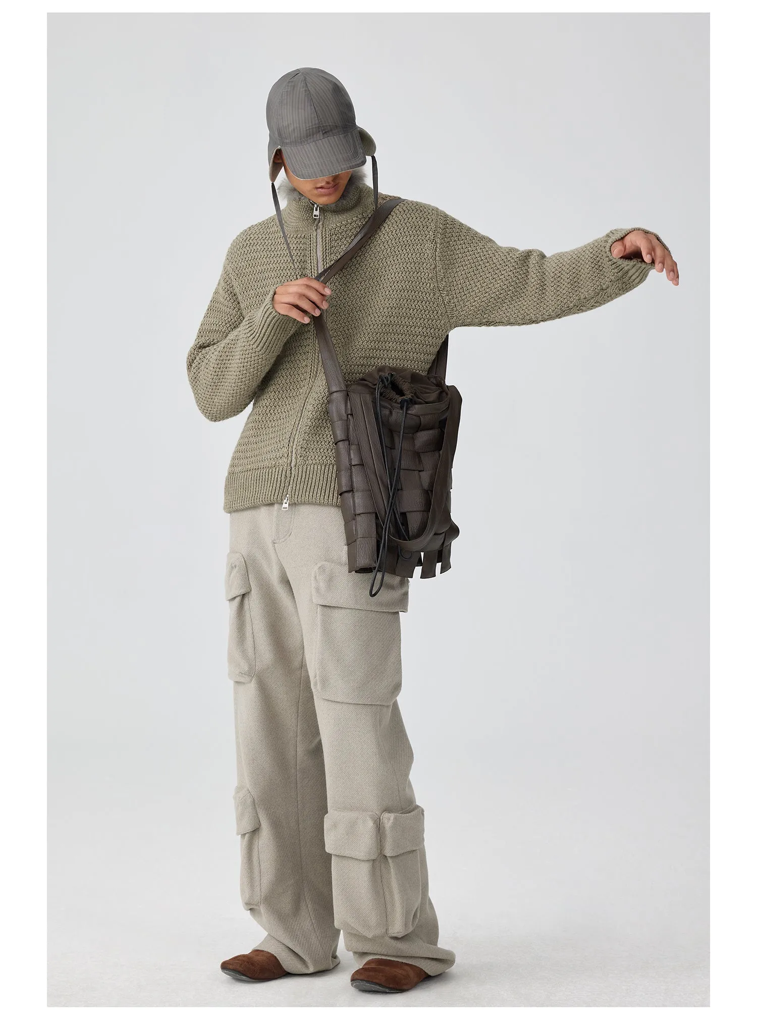 3D pocket cargo pants