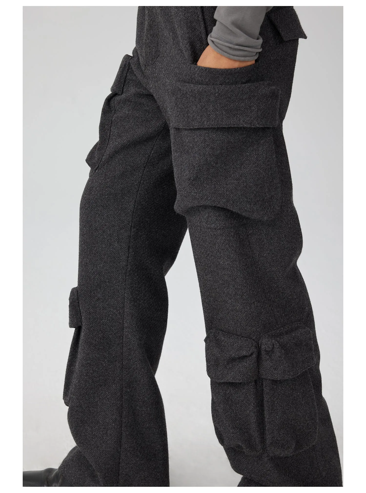 3D pocket cargo pants