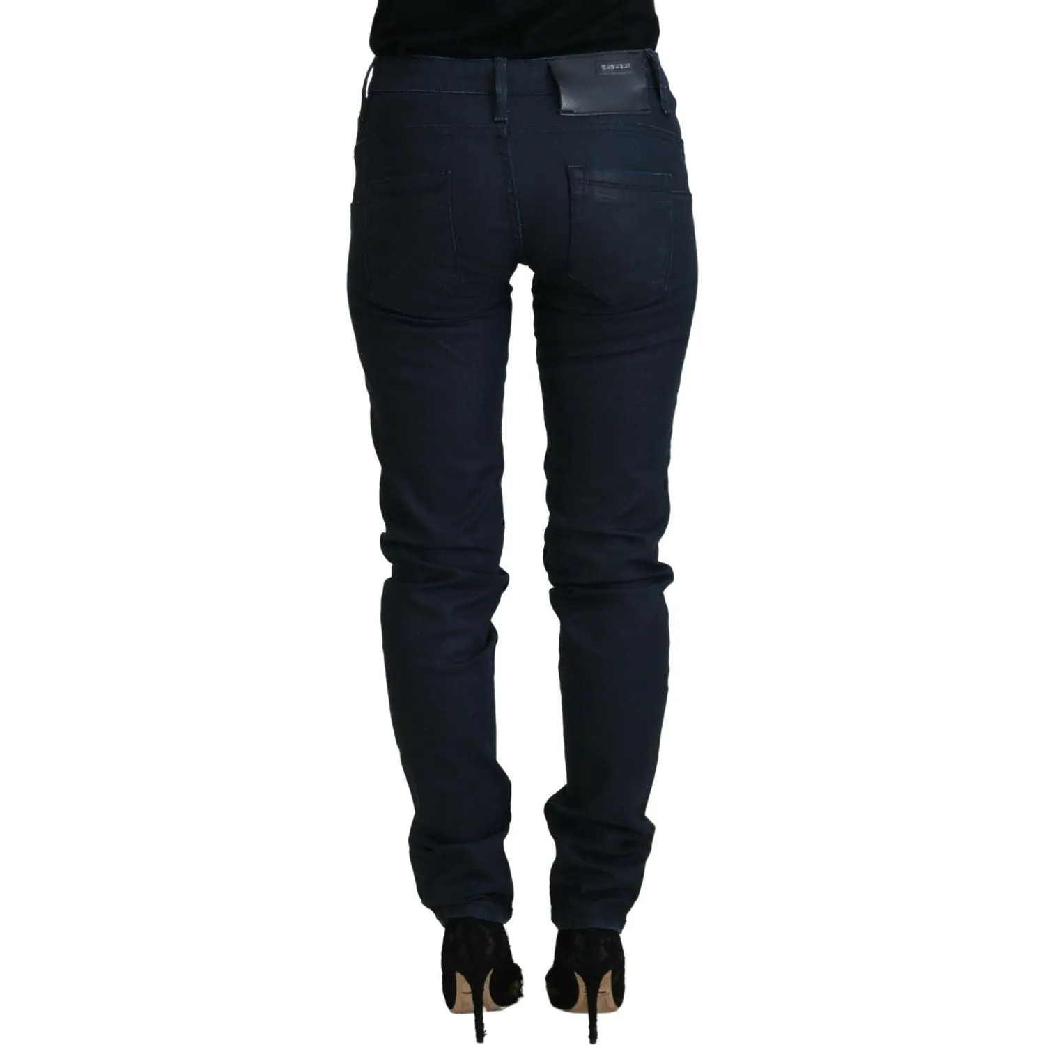 Acht Chic Low Waist Skinny Jeans in Blue