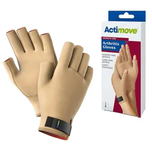 Actimove® Compression Gloves, Beige, Medium, 1 Pair