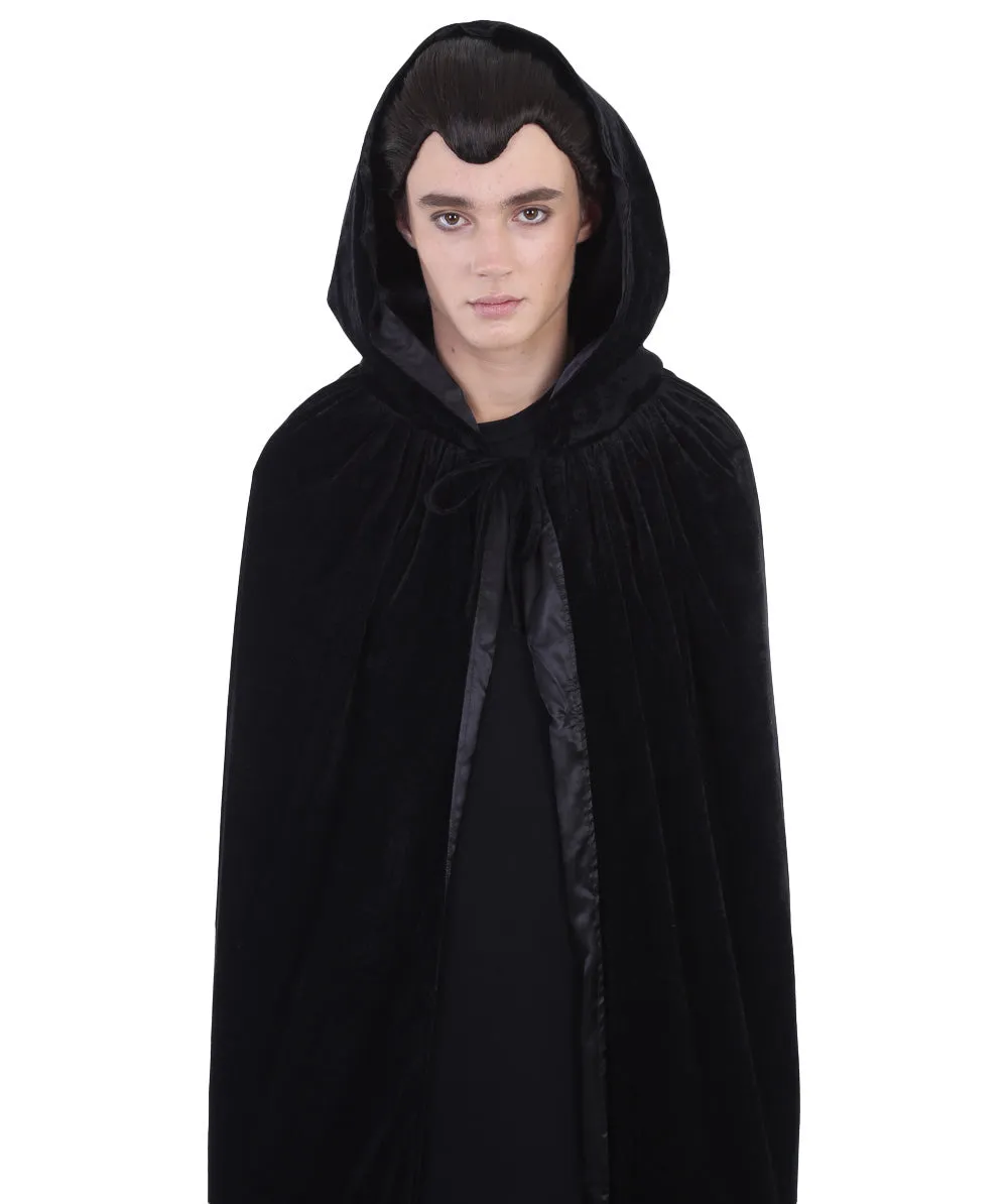 Adult Men's Reversible Hooded Cape Costume | Multiple Color Option Cosplay Costume