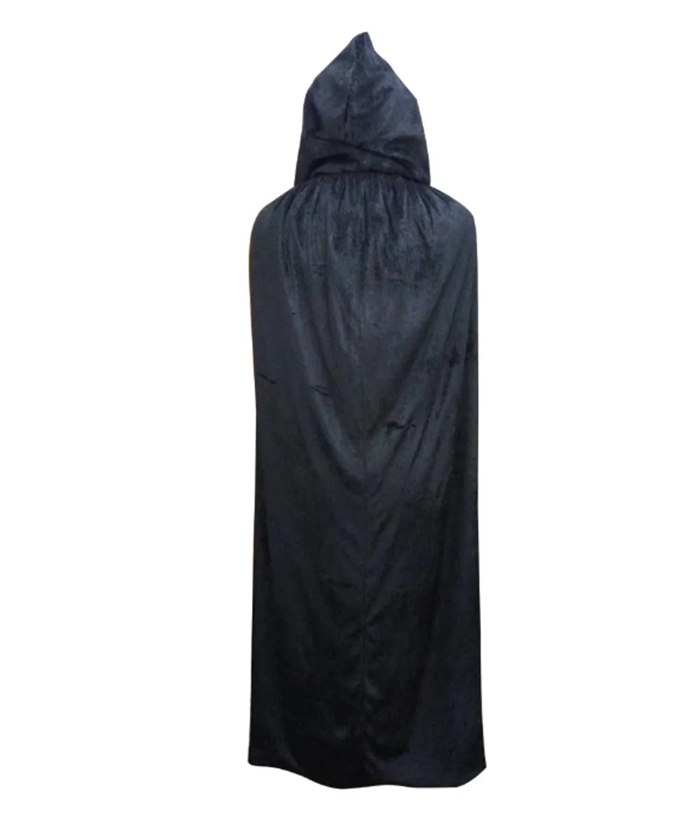 Adult Men's Reversible Hooded Cape Costume | Multiple Color Option Cosplay Costume