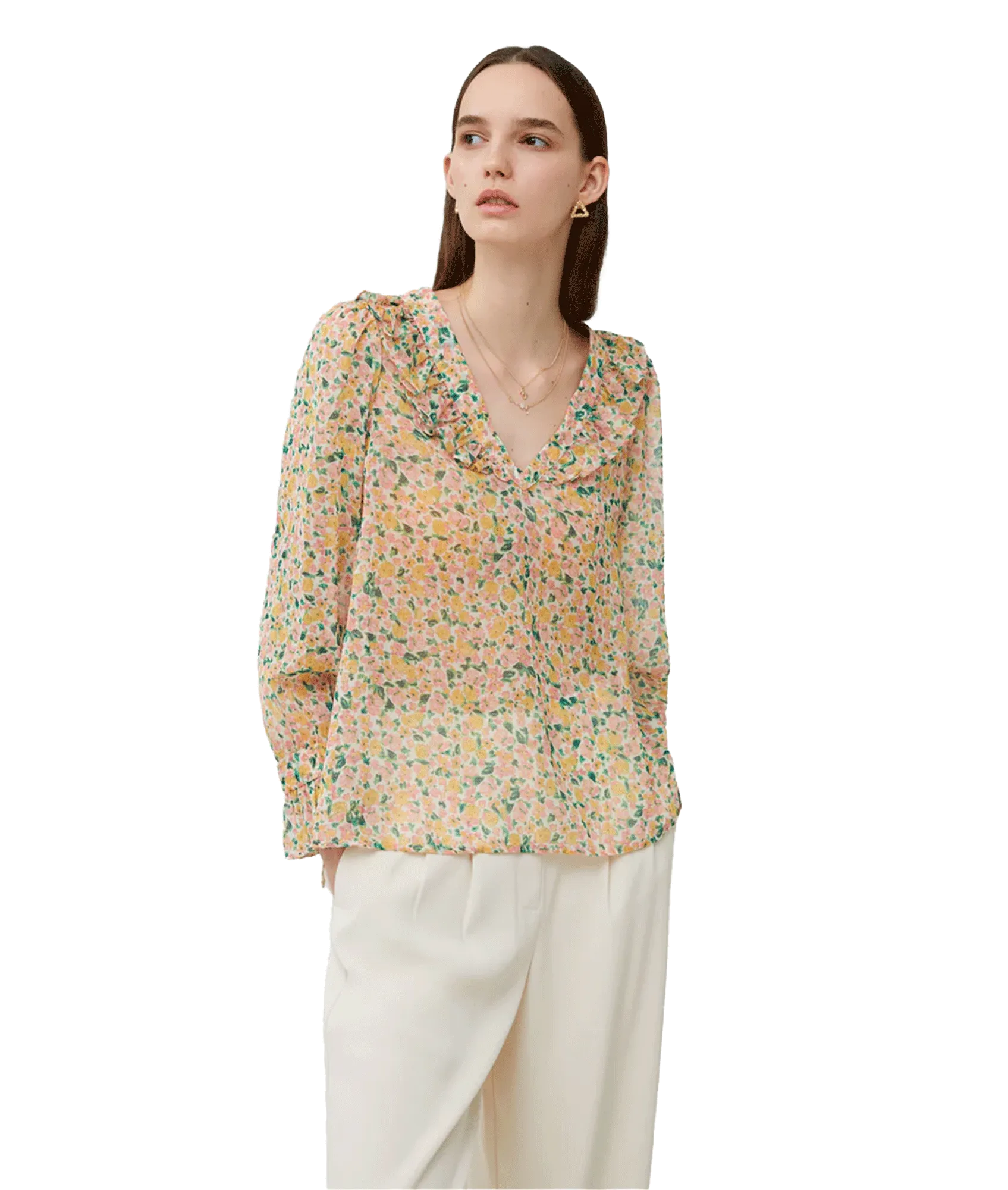 Aleezia Hallie Crinkle Shirt - Multi