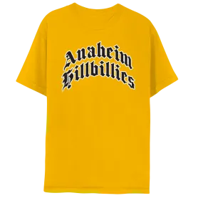 Anaheim Hillbillies Yellow T-Shirt