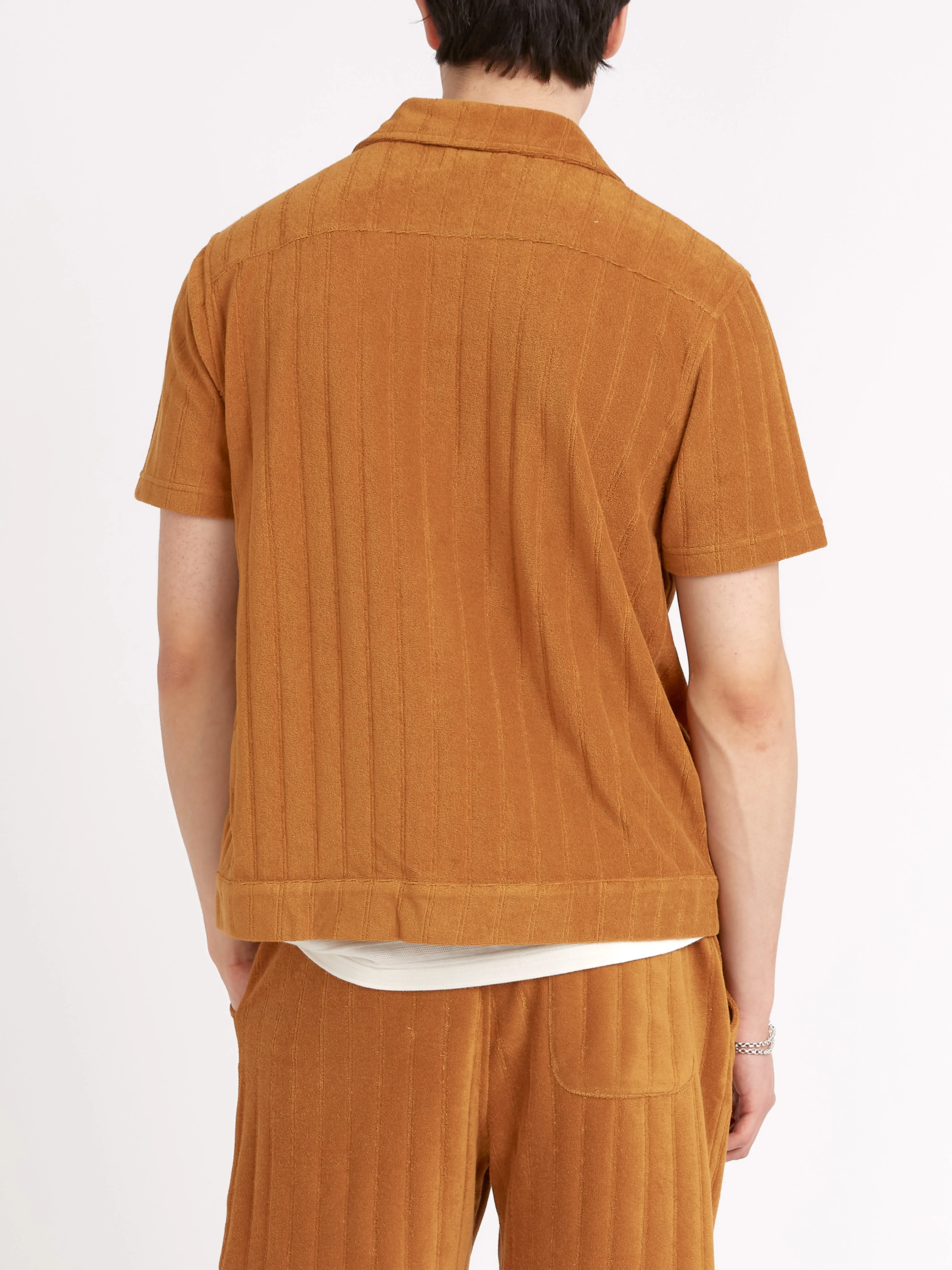 Ashby Short Sleeve Jersey Shirt Haywood Ochre