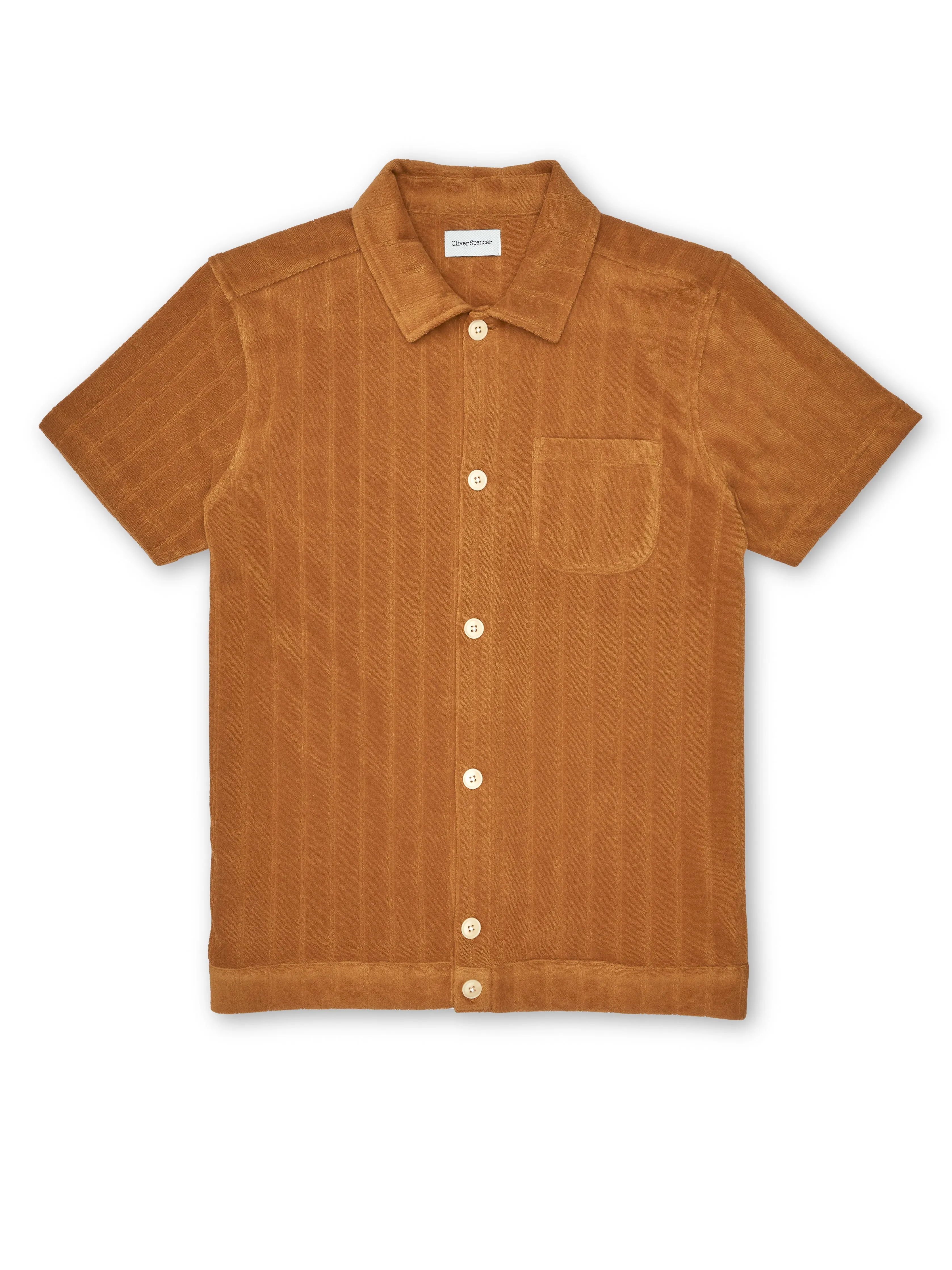 Ashby Short Sleeve Jersey Shirt Haywood Ochre