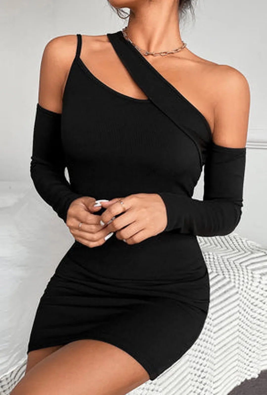 ASLI - JANE ONE SHOULDER DRESS