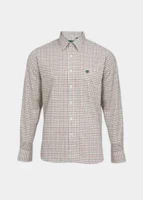 Aylesbury Men's Red Check Shirt - Regular Fit