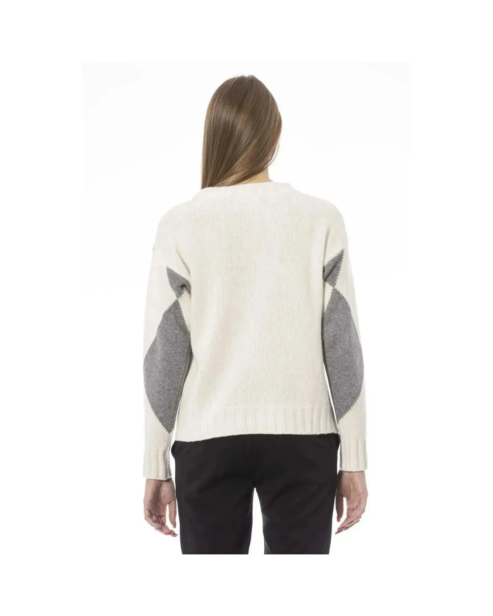 Baldinini Trend Women's Gray Wool Sweater - S