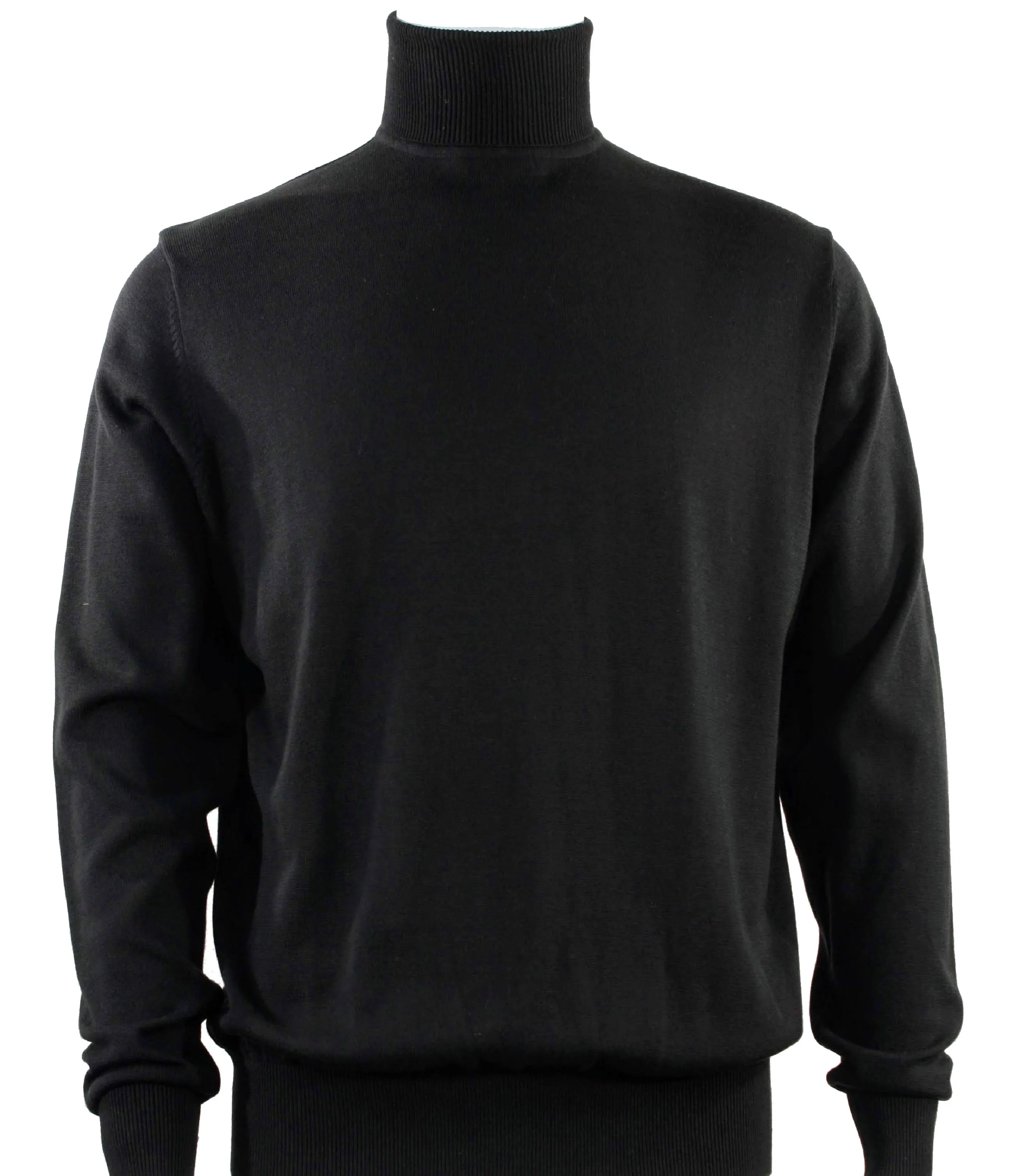 Bassiri L/S Turtleneck Black Sweater 631