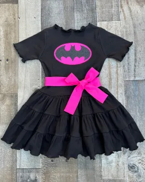 Batgirl Costume Twirl Dress