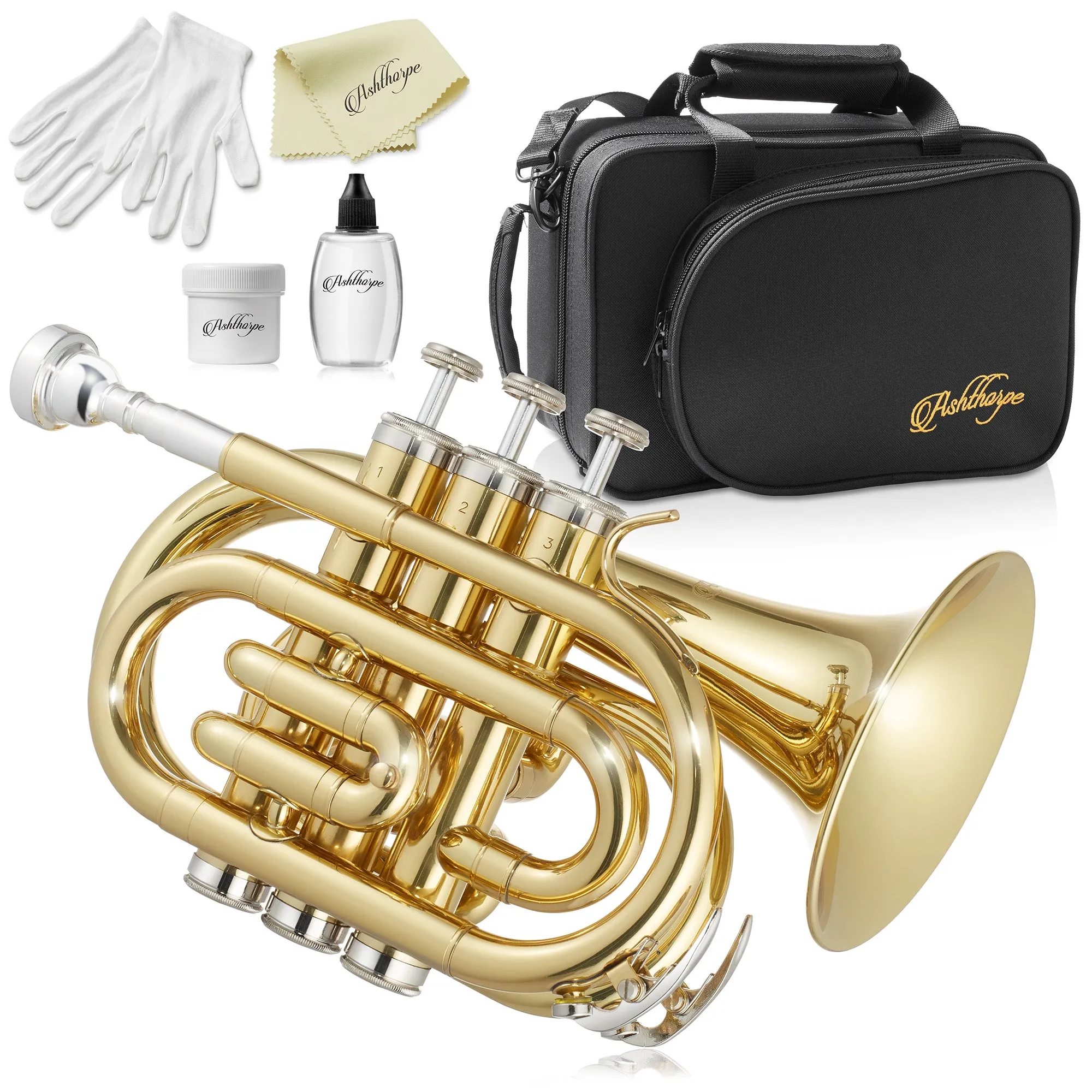 Bb Pocket Trumpet with Padded Case