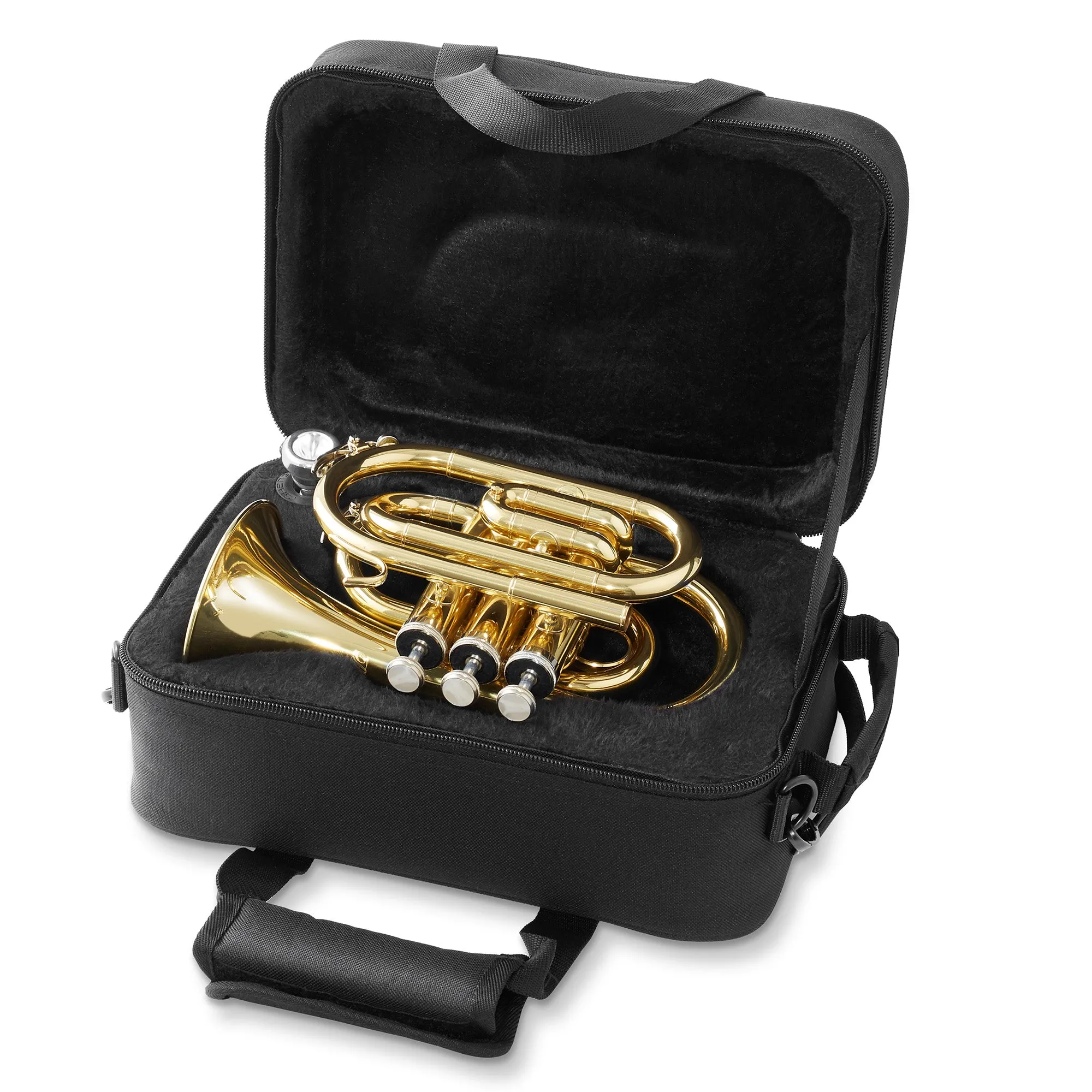 Bb Pocket Trumpet with Padded Case