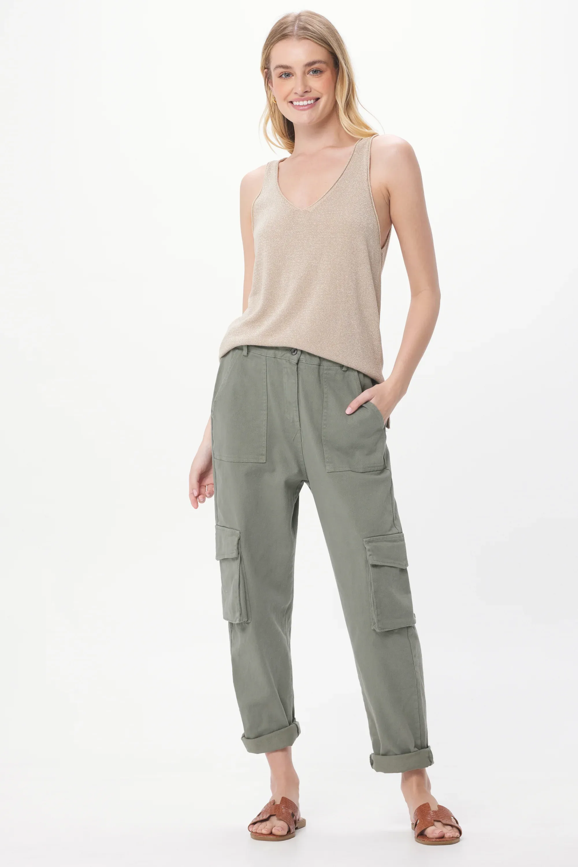 BENJI LOOSE FIT CARGO PANTS