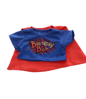 Birthday Boy Hero Tee W/Cape