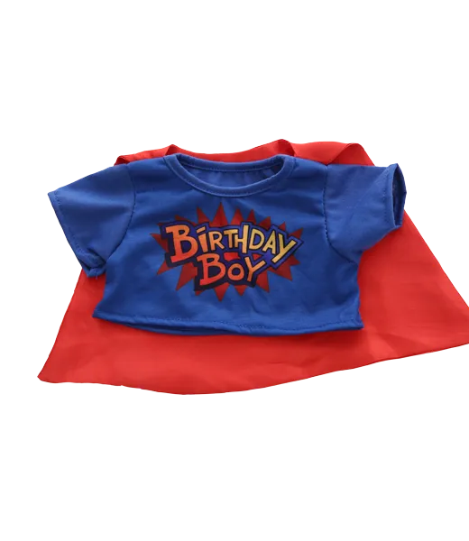 Birthday Boy Hero Tee W/Cape