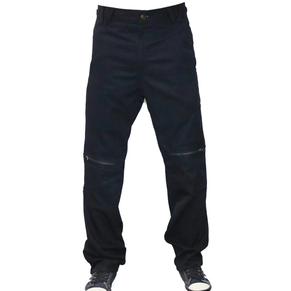 Black Dashing Cotton Pant For Active Men