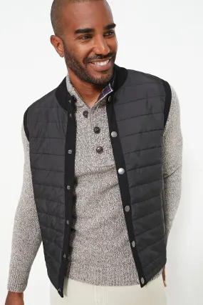 Black Essential Gilet