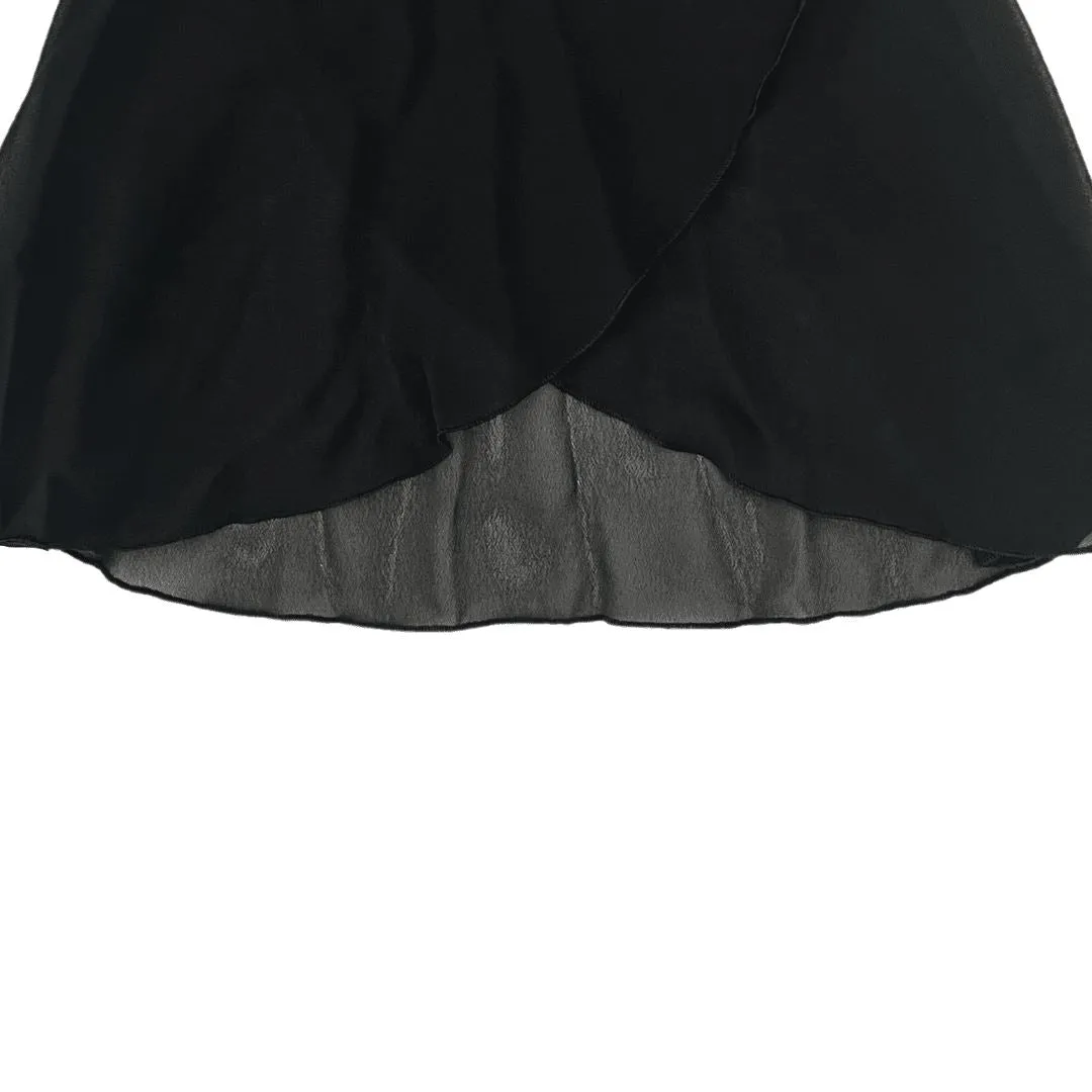 Black Wrap Skirt