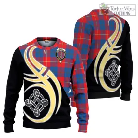 Blane Tartan Ugly Sweater with Family Crest and Celtic Symbol Style