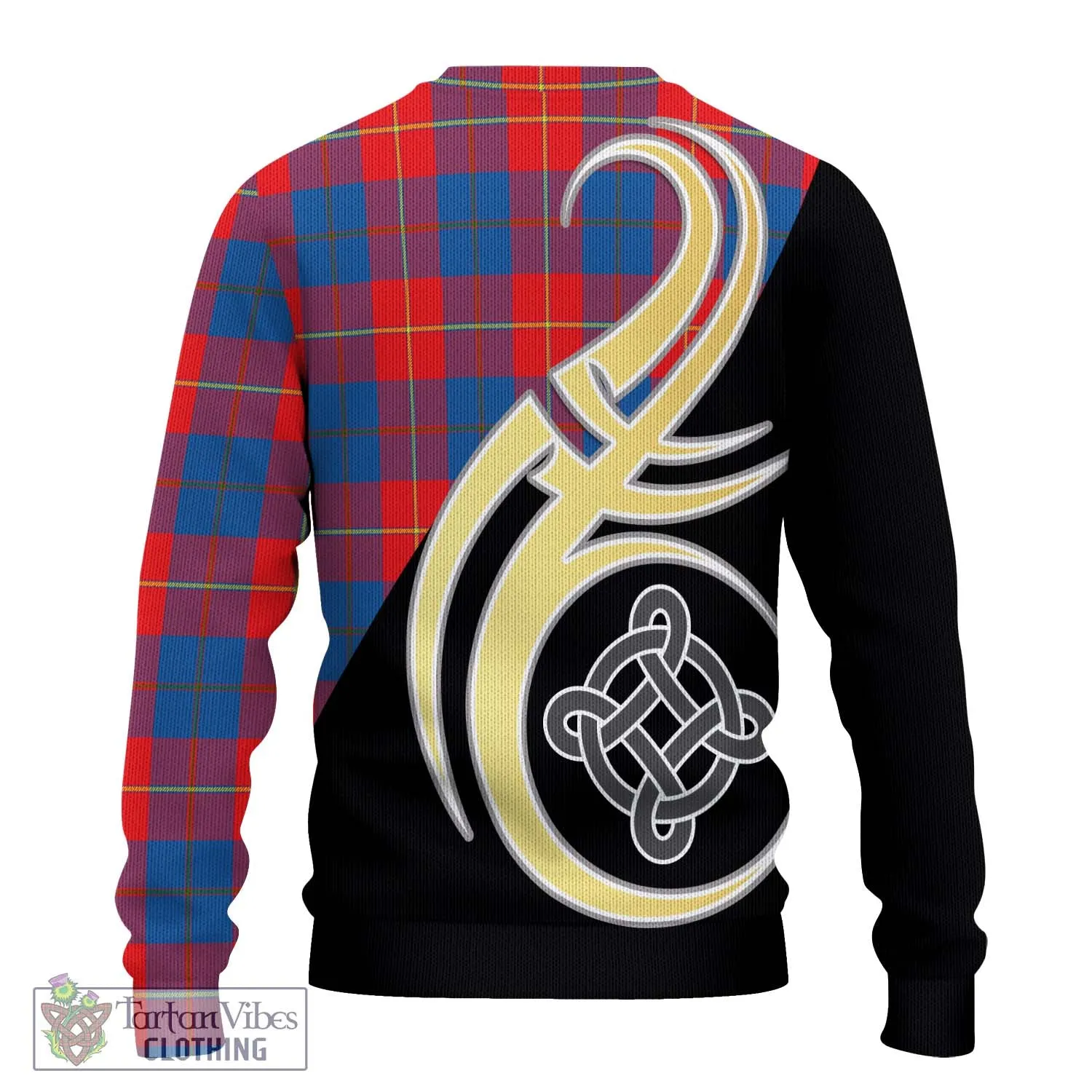 Blane Tartan Ugly Sweater with Family Crest and Celtic Symbol Style