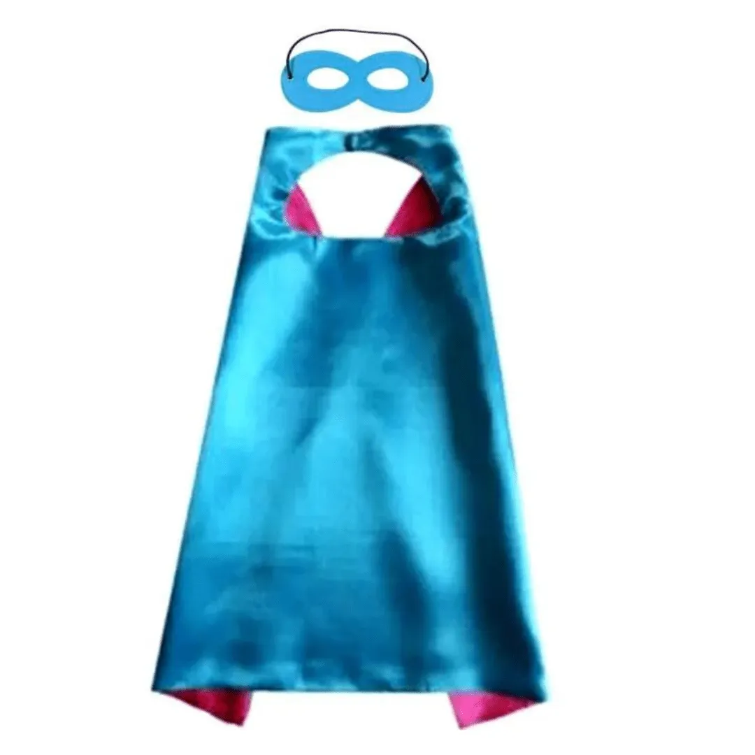 Blue & Pink Cape and Mask