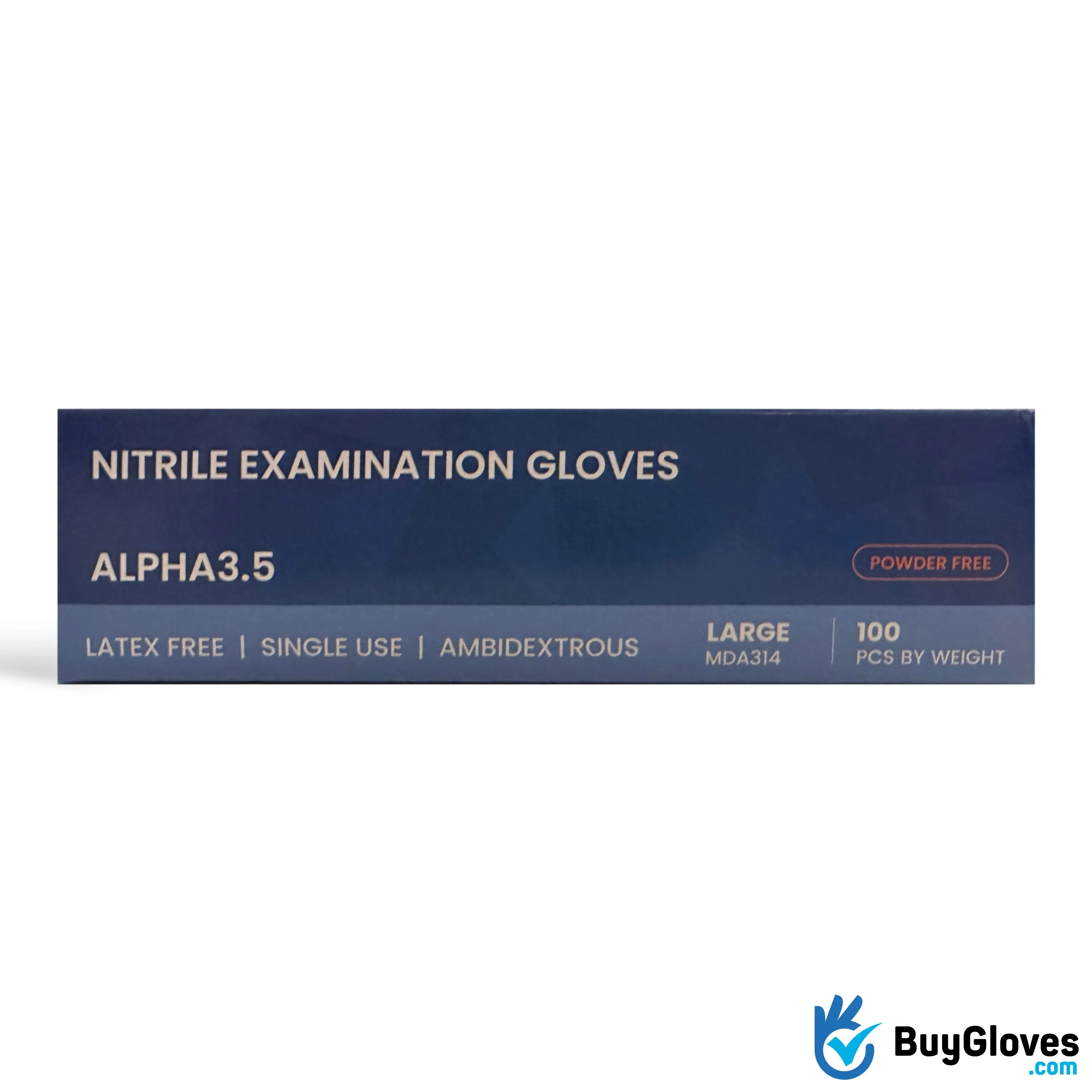 Blue Nitrile Exam Powder-Free Gloves - 1000 Count