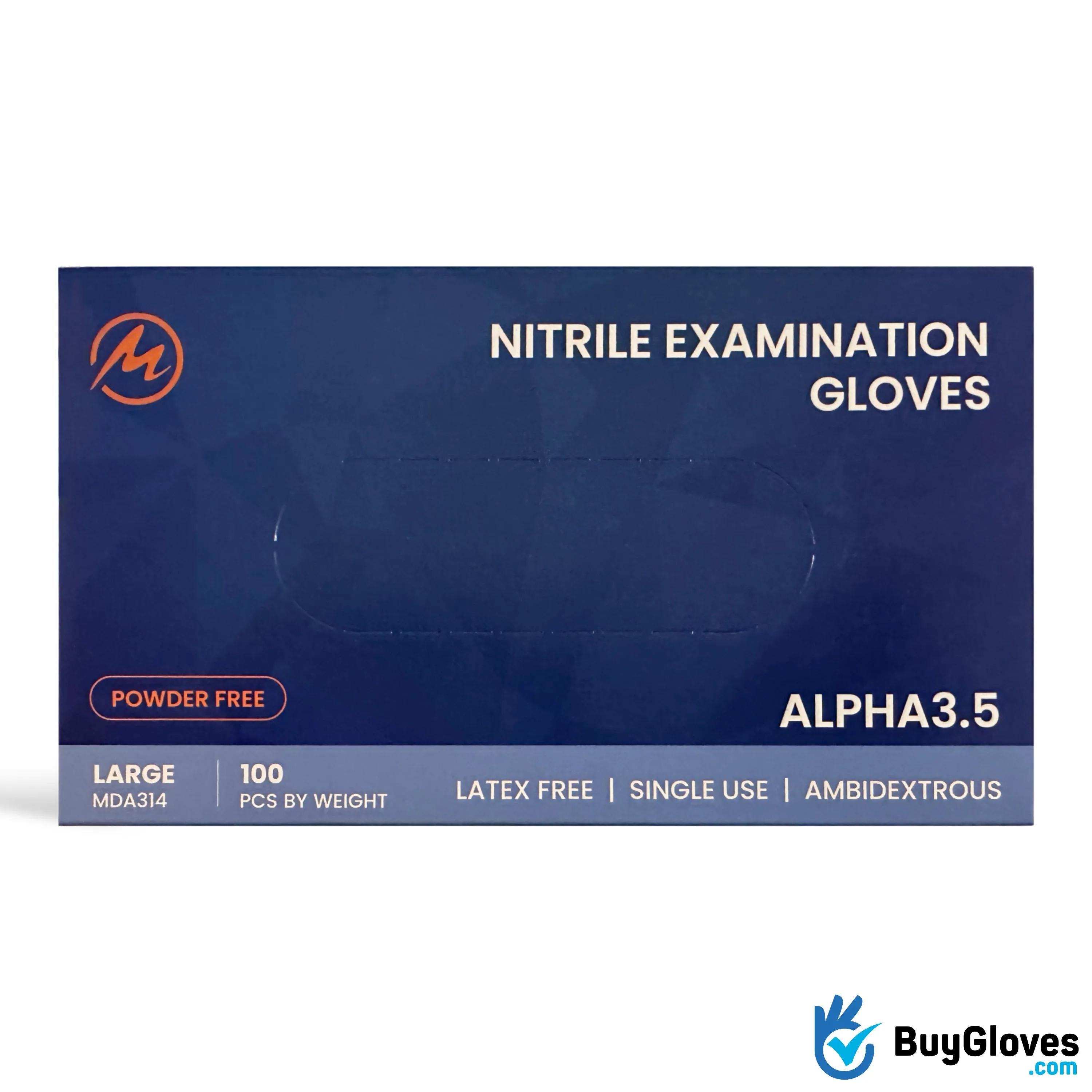 Blue Nitrile Exam Powder-Free Gloves - 1000 Count