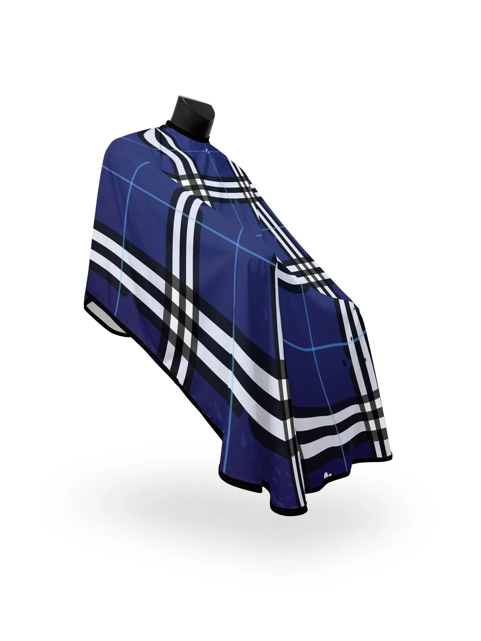 Blue Plaid PRO Cape