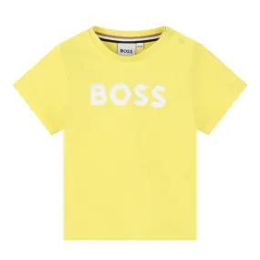 BOSS Baby Print Logo Yellow T-Shirt