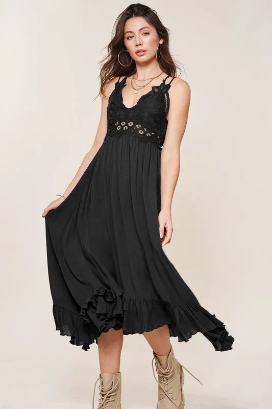 Breeze Hi Low Long Slip Dress