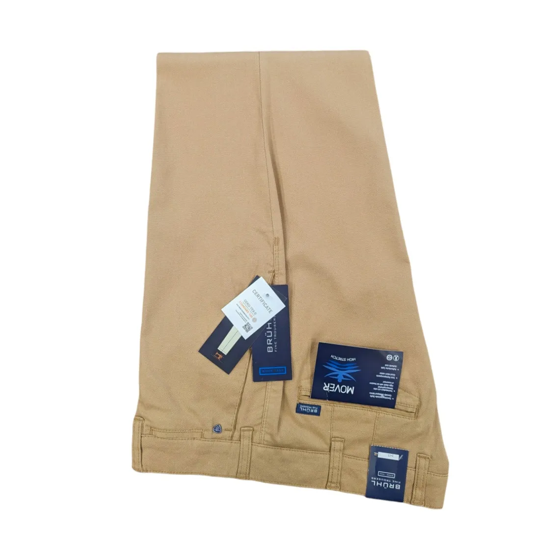 Bruhl Lightweight Summer Chinos Venice B Turn 185770 Dark Sand