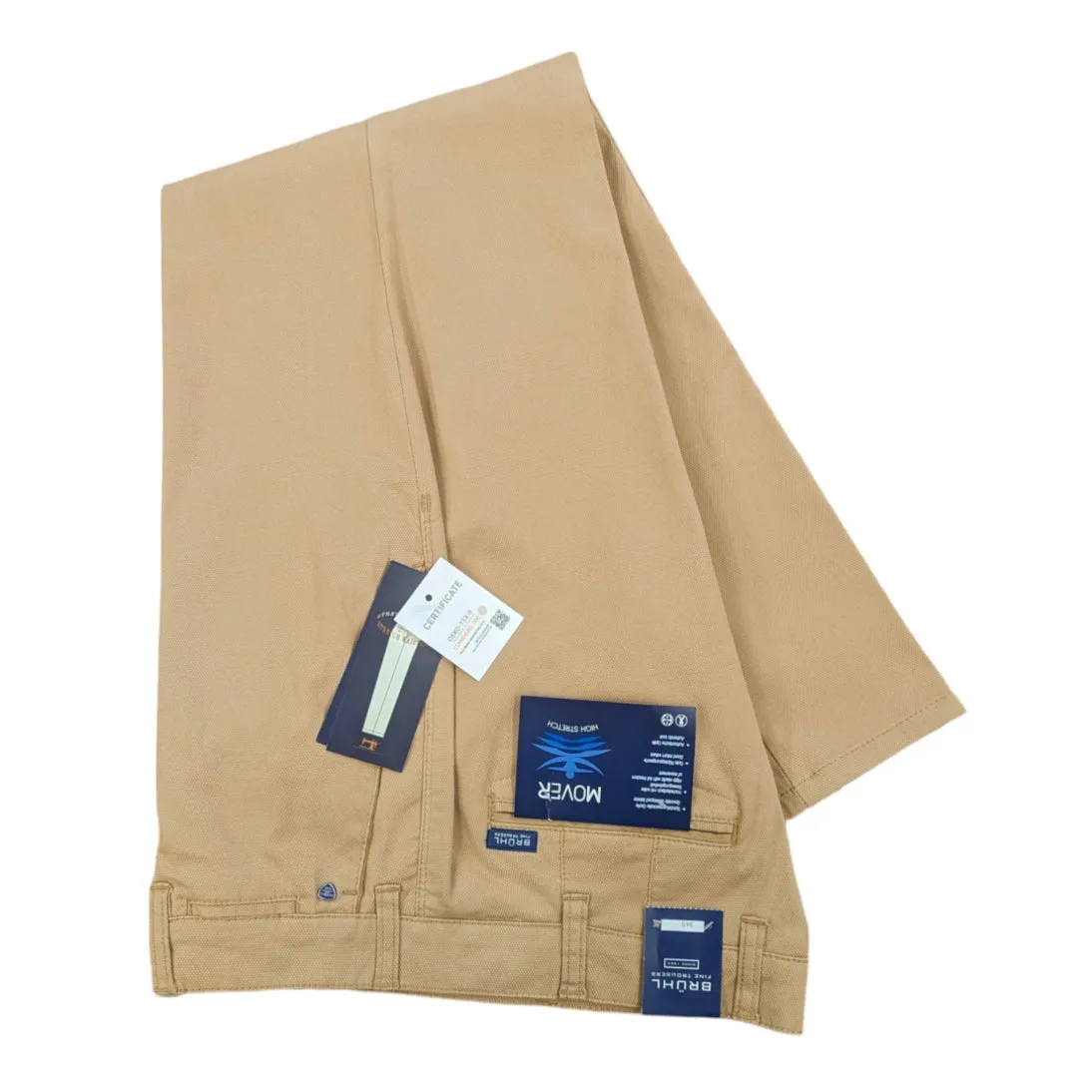 Bruhl Lightweight Summer Chinos Venice B Turn 185770 Dark Sand