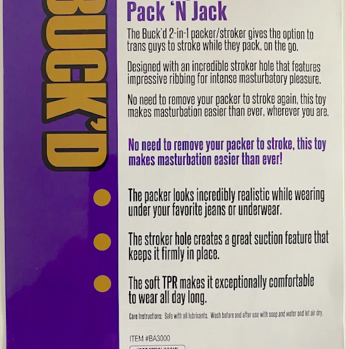 Buck'd ''Pack 'N' Jack'' Packer