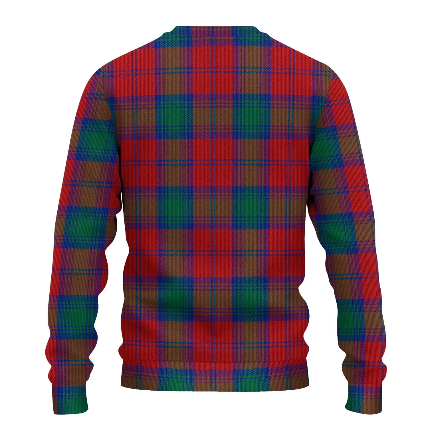 Byres (Byses) Tartan Ugly Sweater with Family Crest