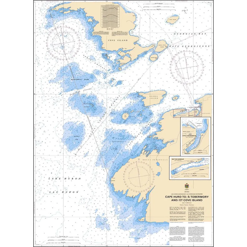 Cape Hurd to Tobermory And Cove Island Chart