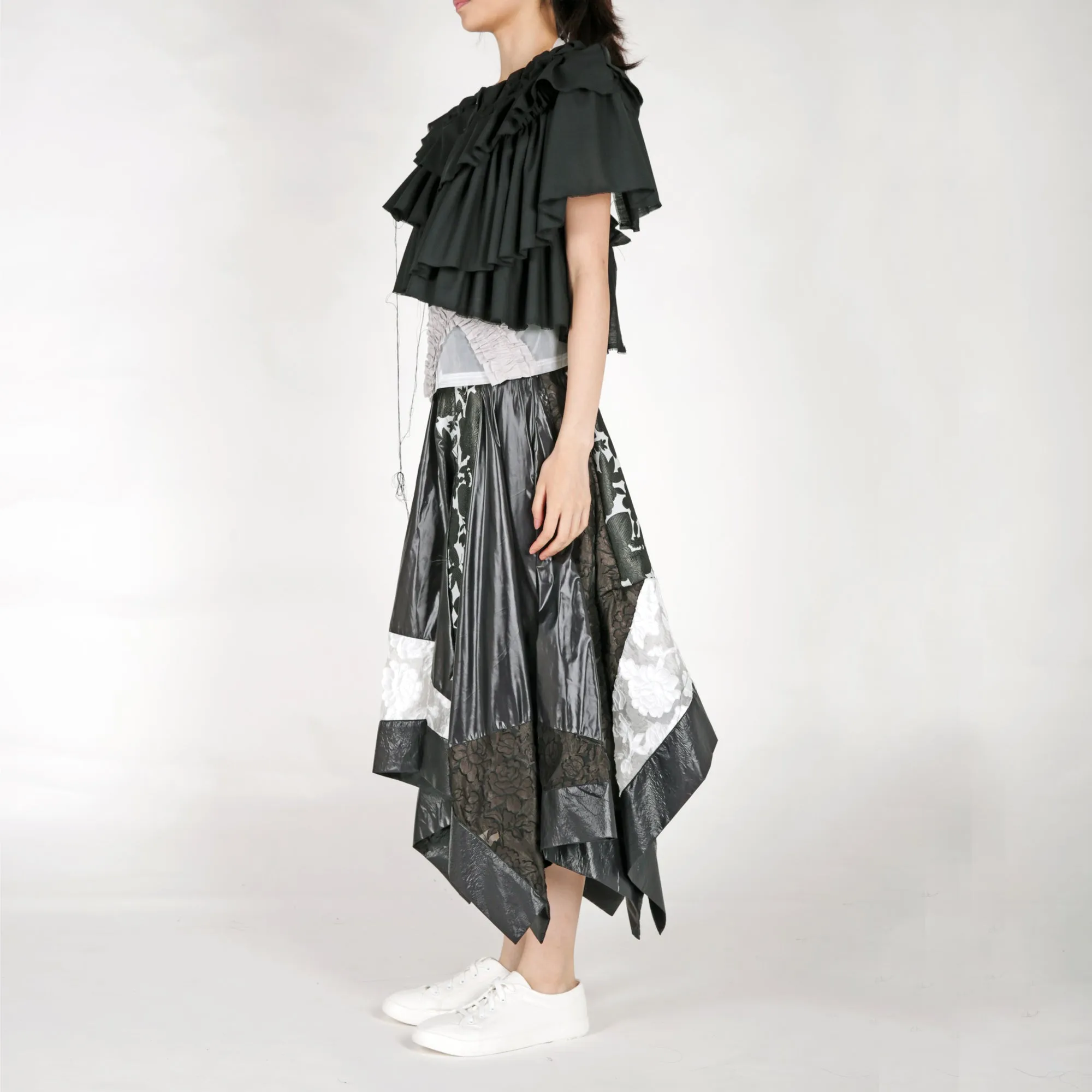 Cape - Smocking & Ruffle