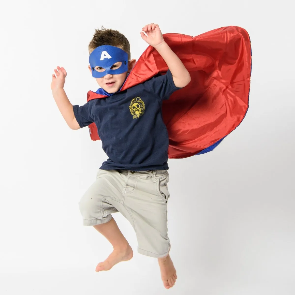 captain america cape and mask set