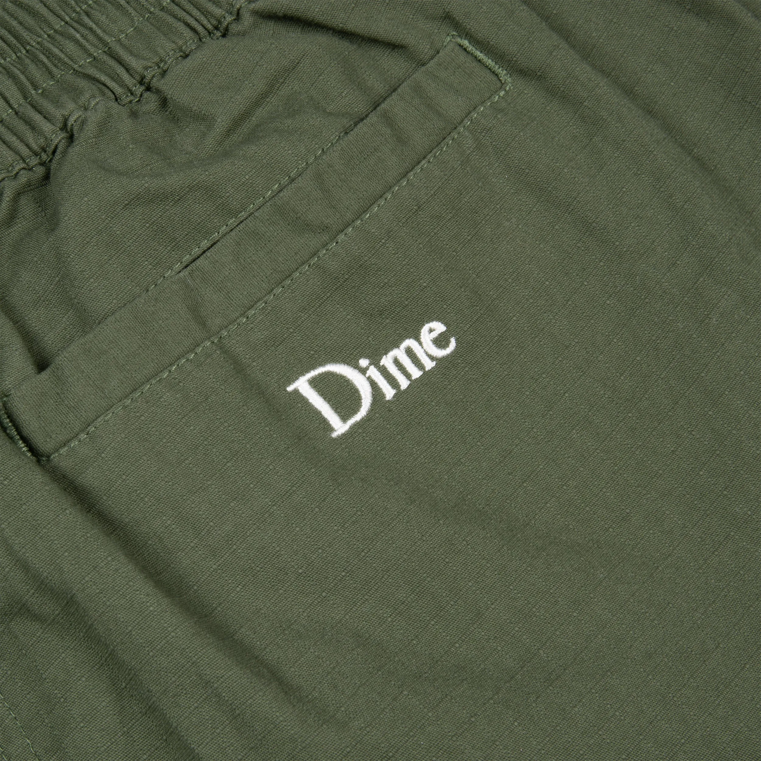 Cargo Baggy Utility Pants, Green Military