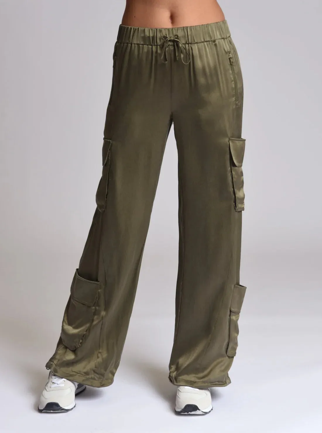 CHELSEA SILK WIDE LEG PANT